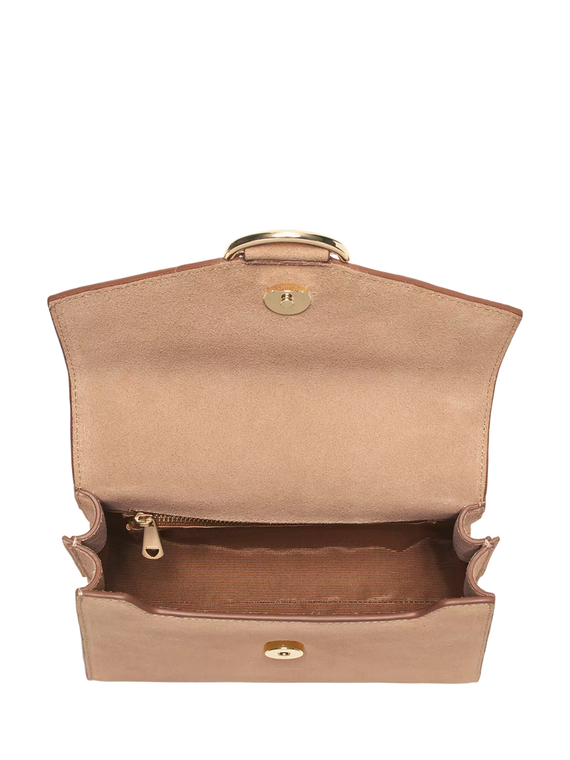 Aspinal of London Midi Mayfair suede grab bag (British brand)