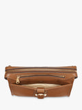 Aspinal of London zipped leather satchel bag - British product