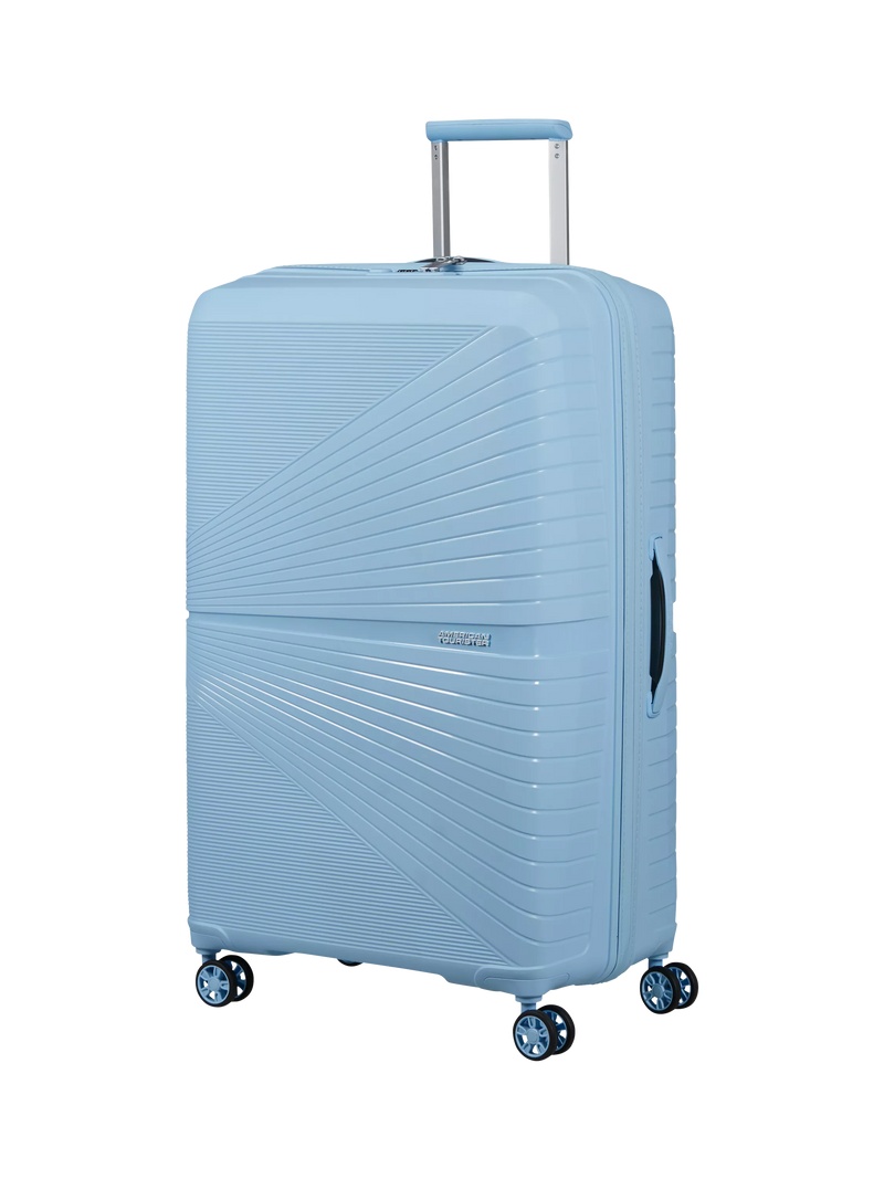 American Tourister Airconic 4-Wheel Spinner 77cm Large Suitcase, 101L, Neptune Blue