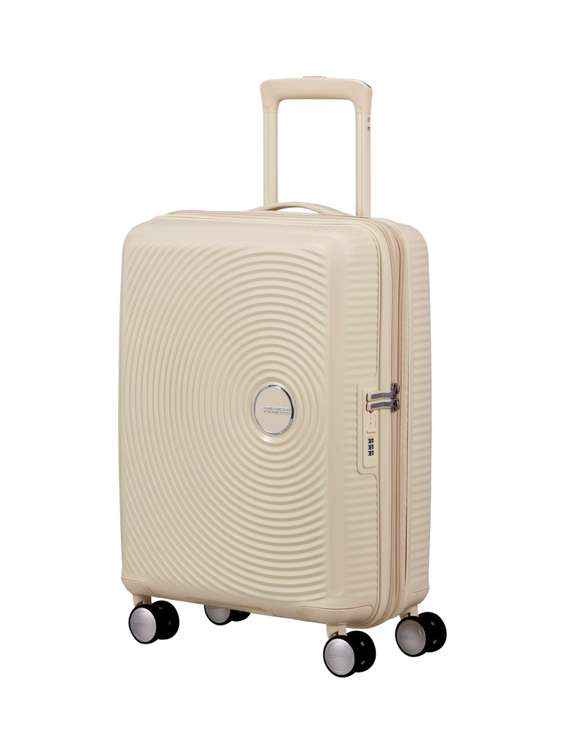 American Tourister Soundbox 4-Wheel Spinner 55cm Expandable Cabin Case