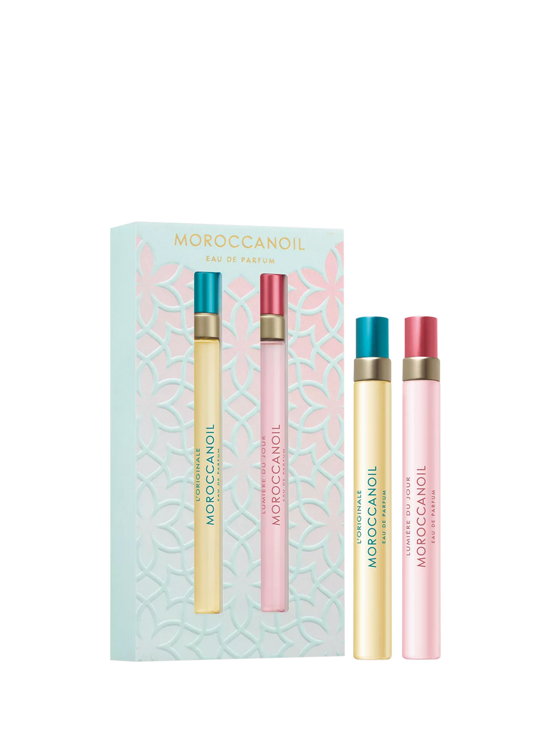Moroccanoil eau de parfum travel gift set dual pack 2x10ml, UK version