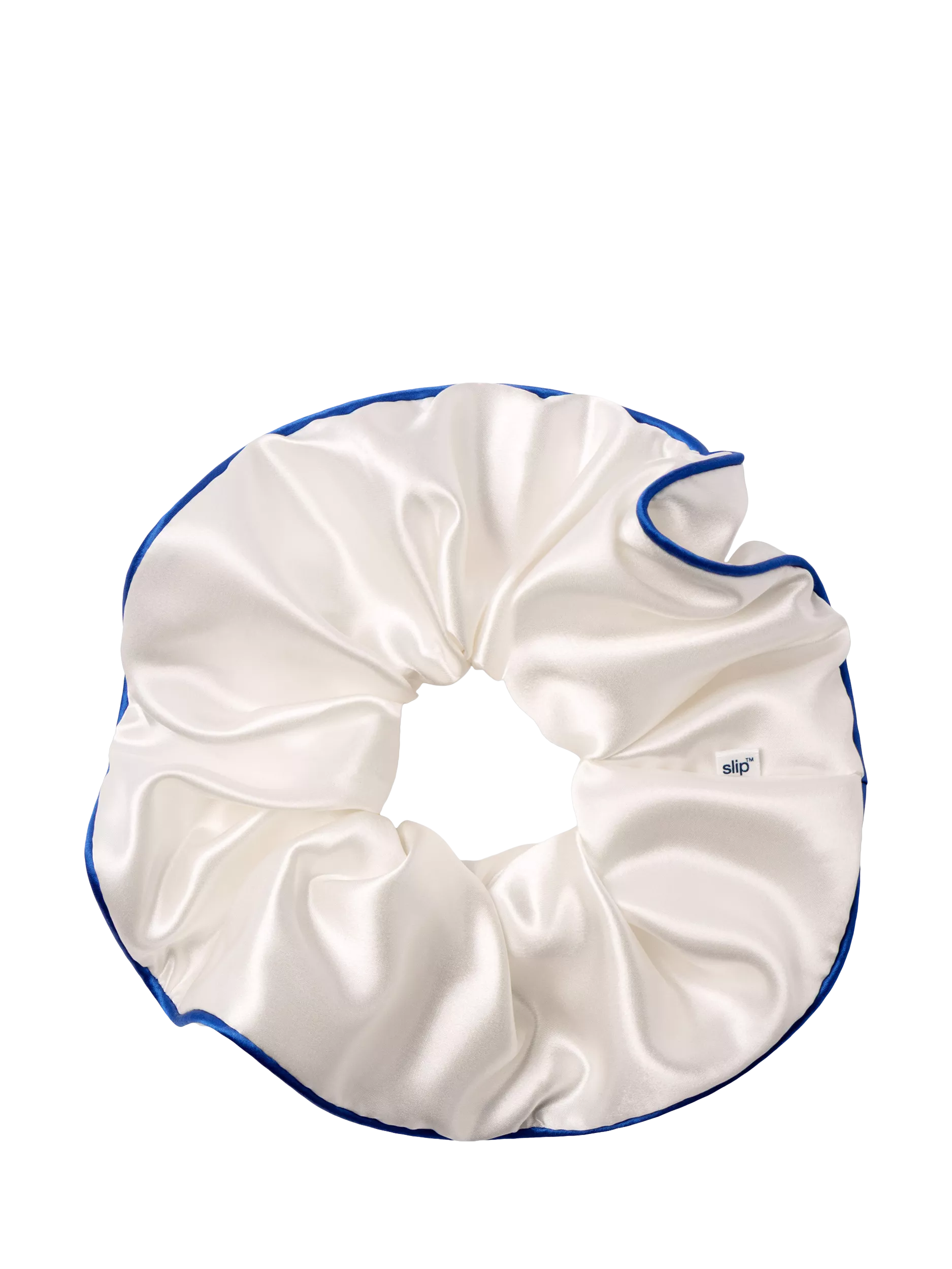 Slip white jumbo silk scrunchie (British brand)