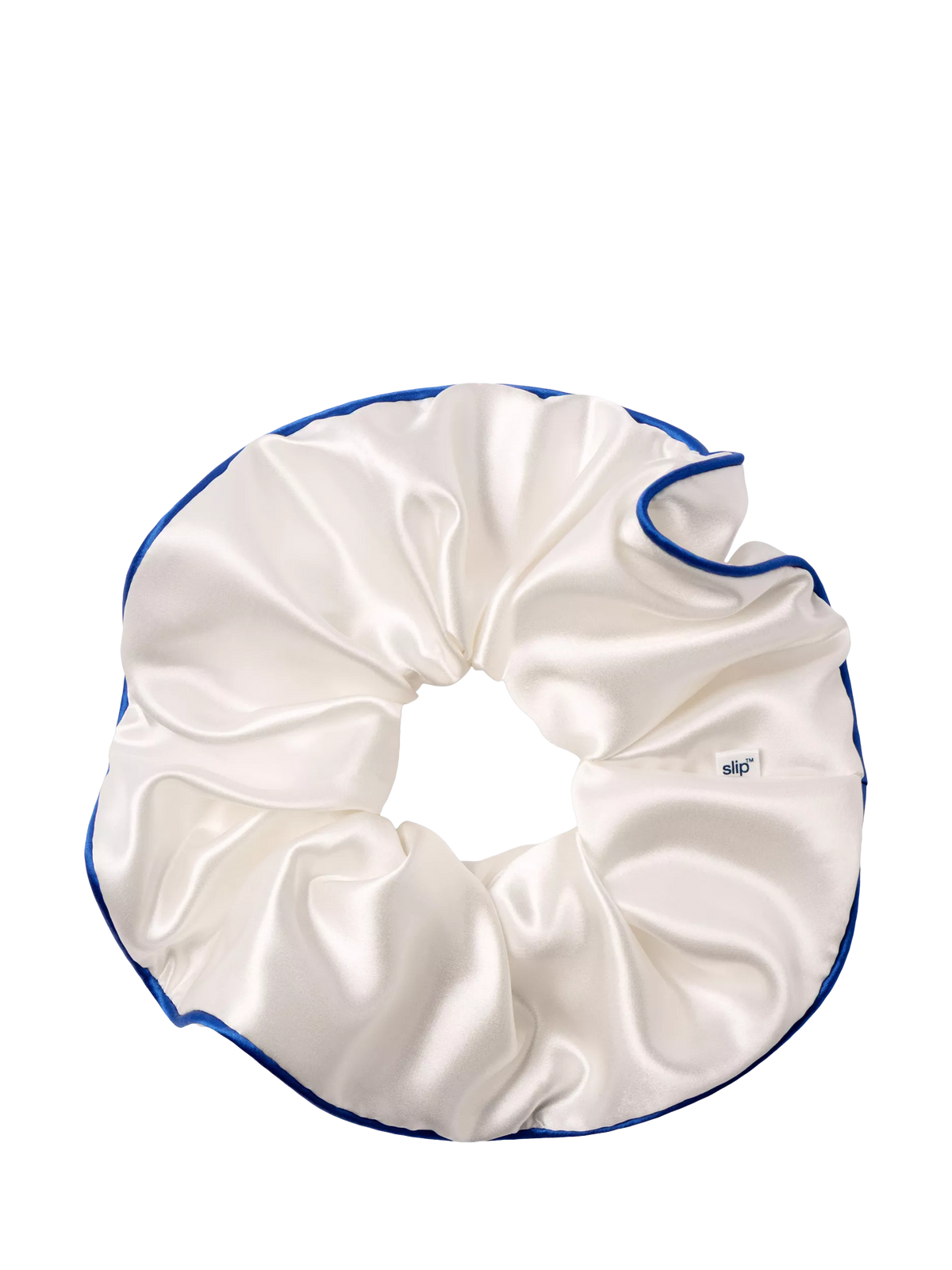 Slip white jumbo silk scrunchie (British brand)