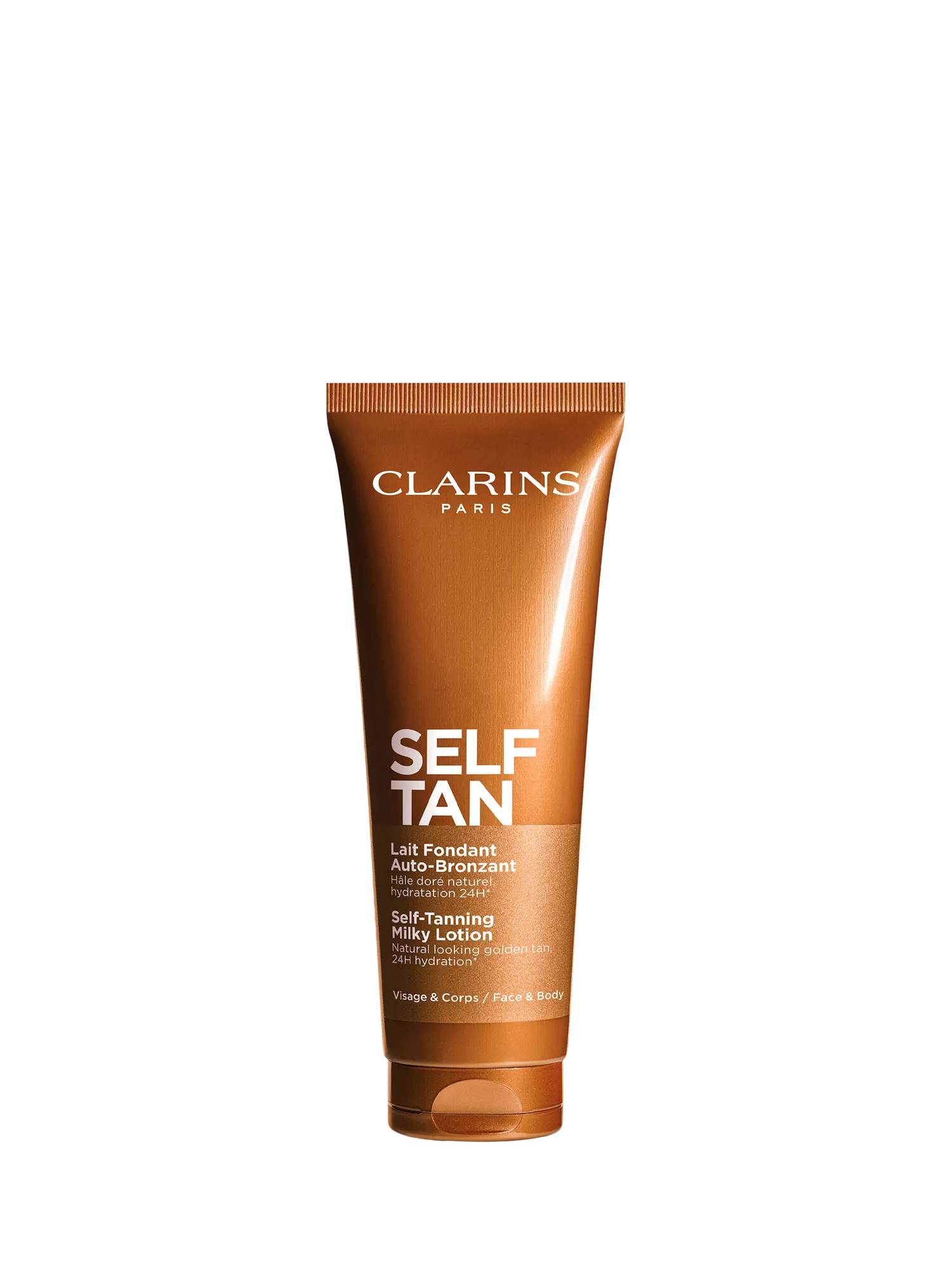Clarins self-tanning milky lotion 125ml - British product