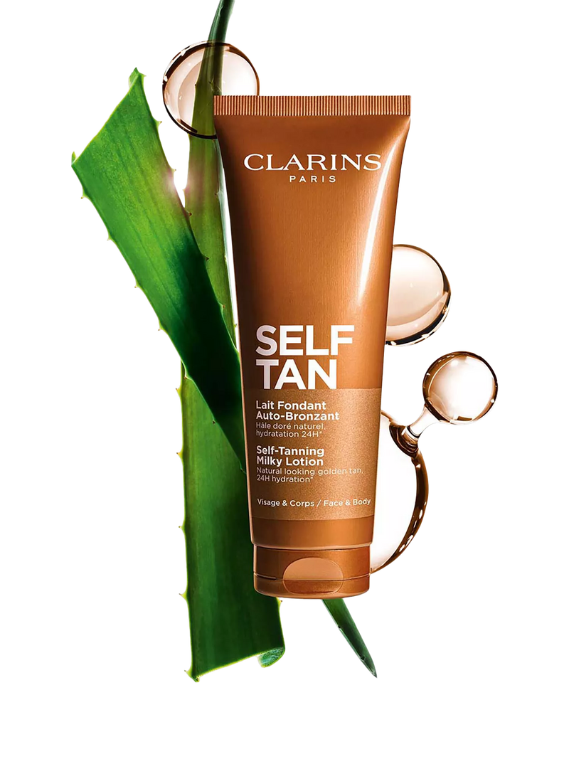 Clarins self-tanning milky lotion 125ml - British product