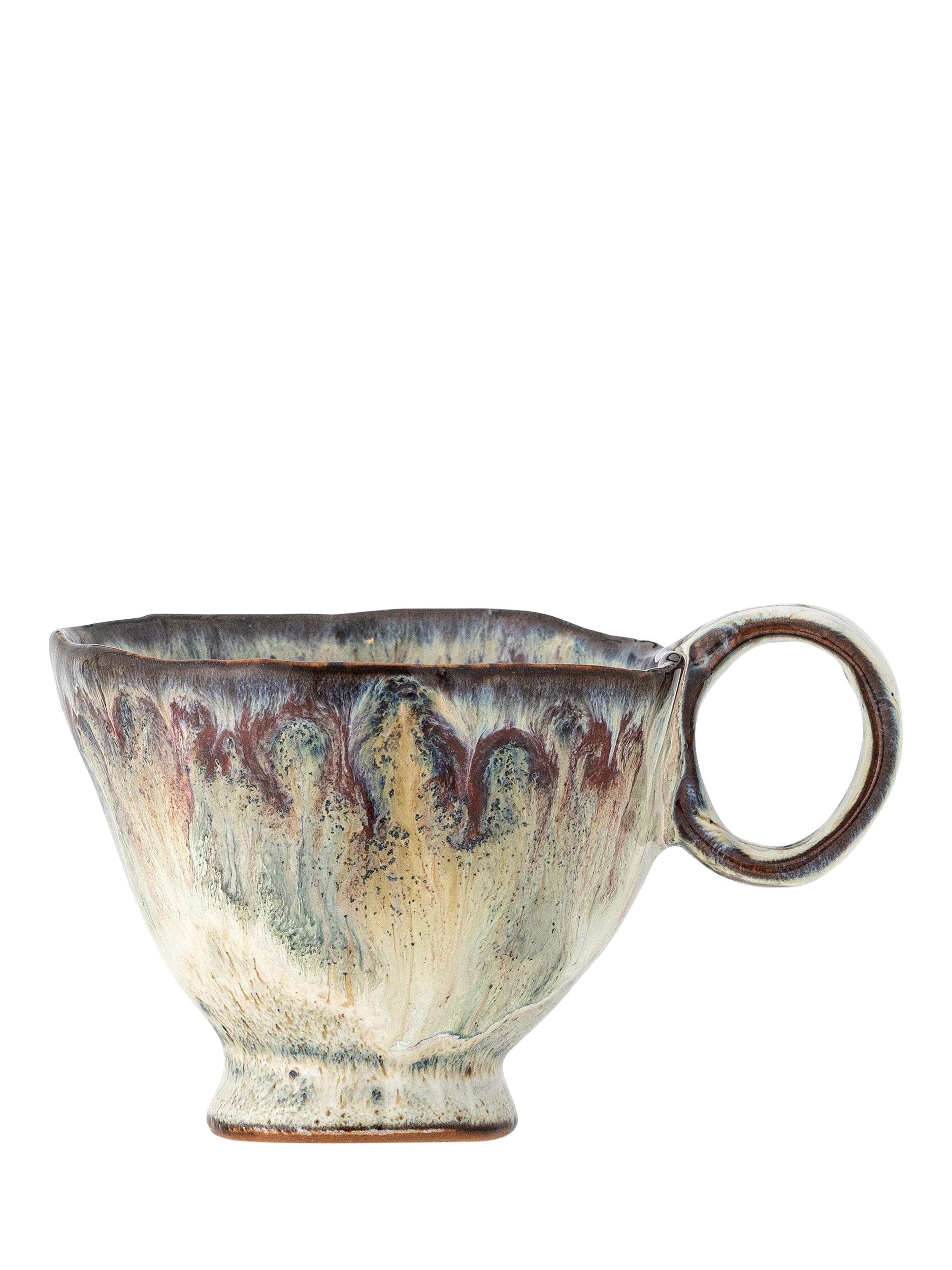 Bloomingville Imogen reactive glaze stoneware mug 175ml (British brand)