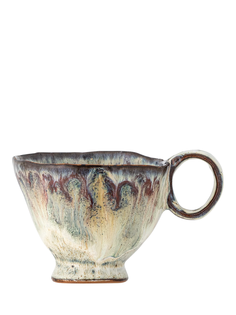 Bloomingville Imogen reactive glaze stoneware mug 175ml (British brand)