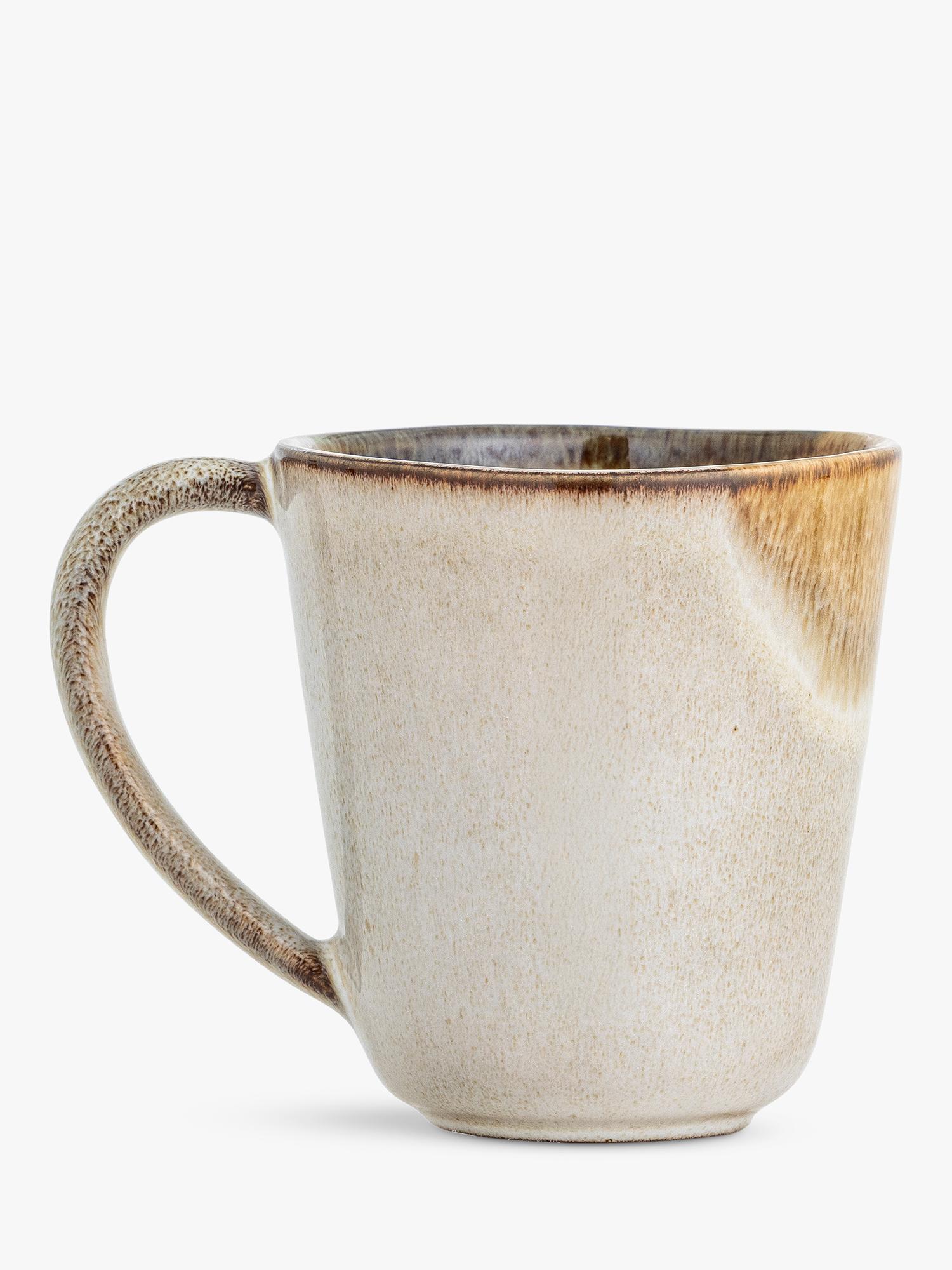 Bloomingville green stoneware mug 450ml (British brand)