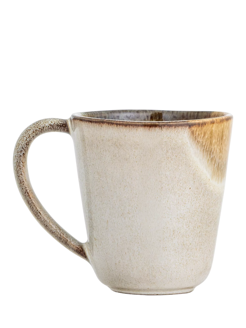 Bloomingville green stoneware mug 450ml (British brand)