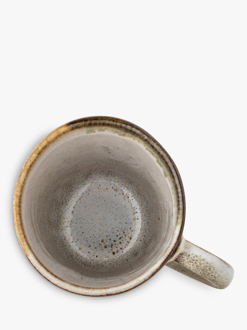 Bloomingville green stoneware mug 450ml (British brand)