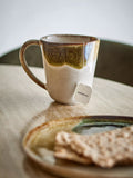 Bloomingville green stoneware mug 450ml (British brand)