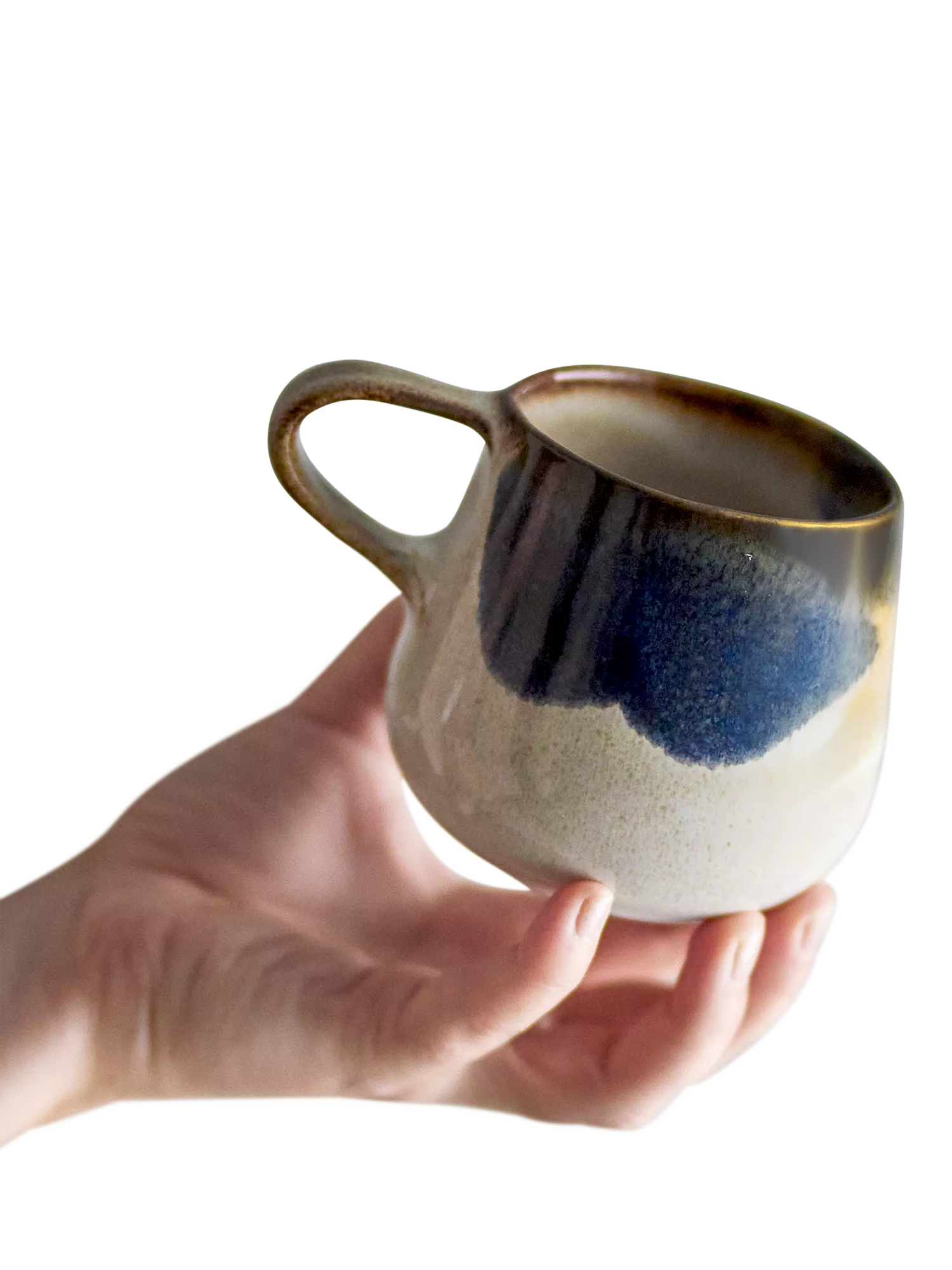 Bloomingville stoneware mug Jules blue 300ml - British product