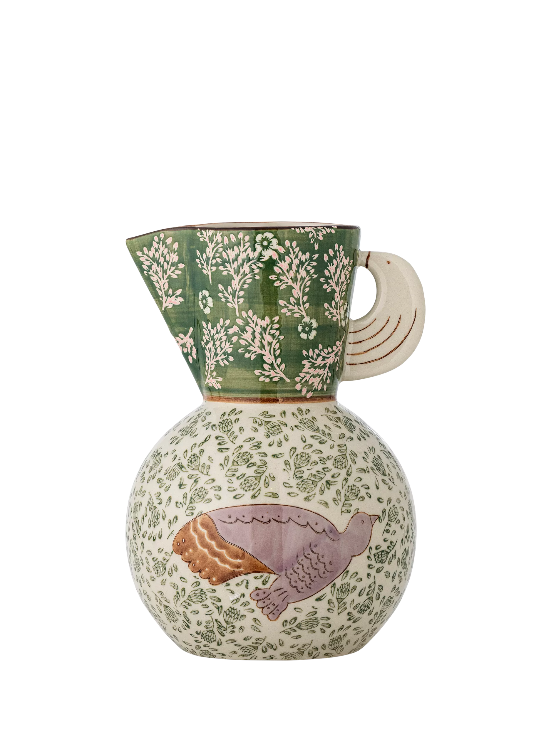 Bloomingville green stoneware jug 1.5L (British brand)