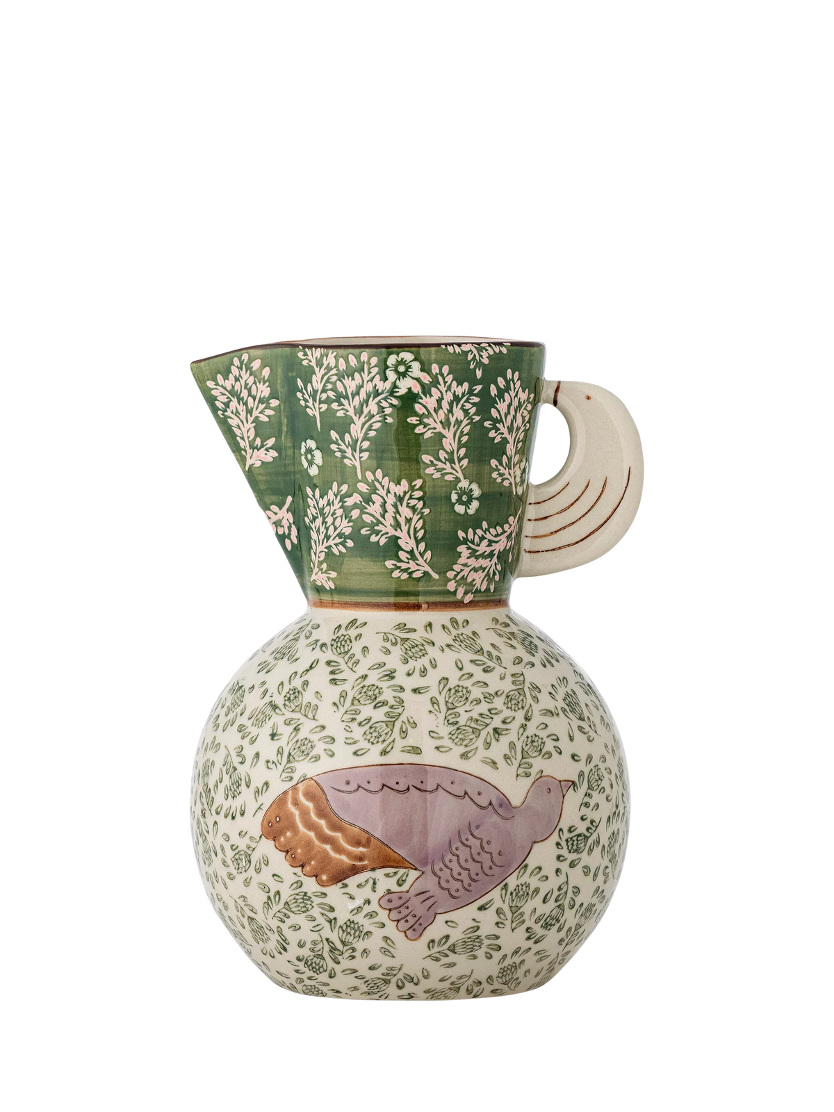 Bloomingville green stoneware jug 1.5L (British brand)