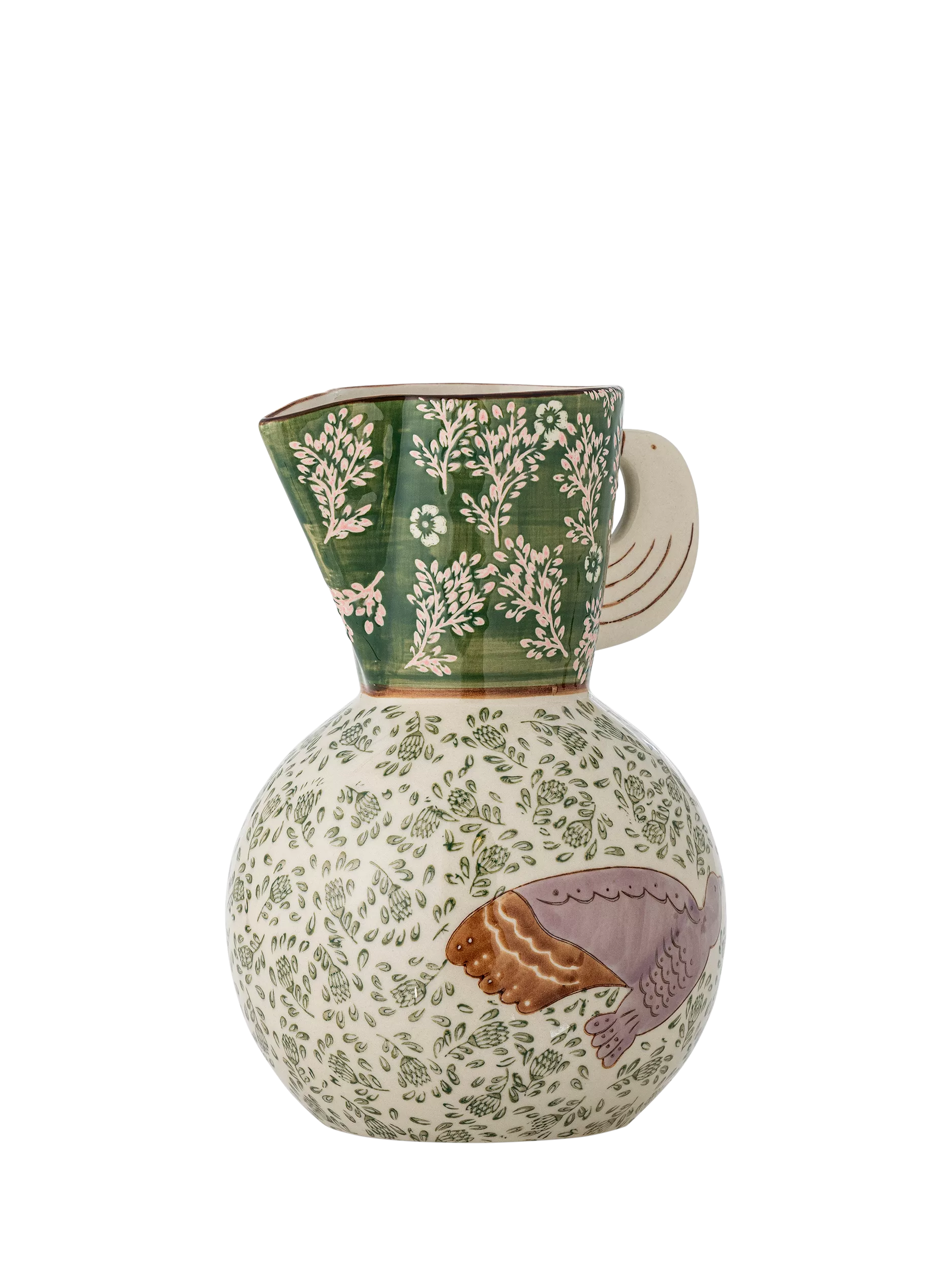 Bloomingville green stoneware jug 1.5L (British brand)