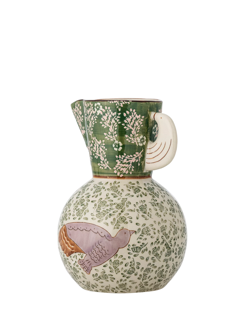 Bloomingville green stoneware jug 1.5L (British brand)