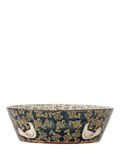 Bloomingville hand-painted bird serving bowl 28cm (British brand)