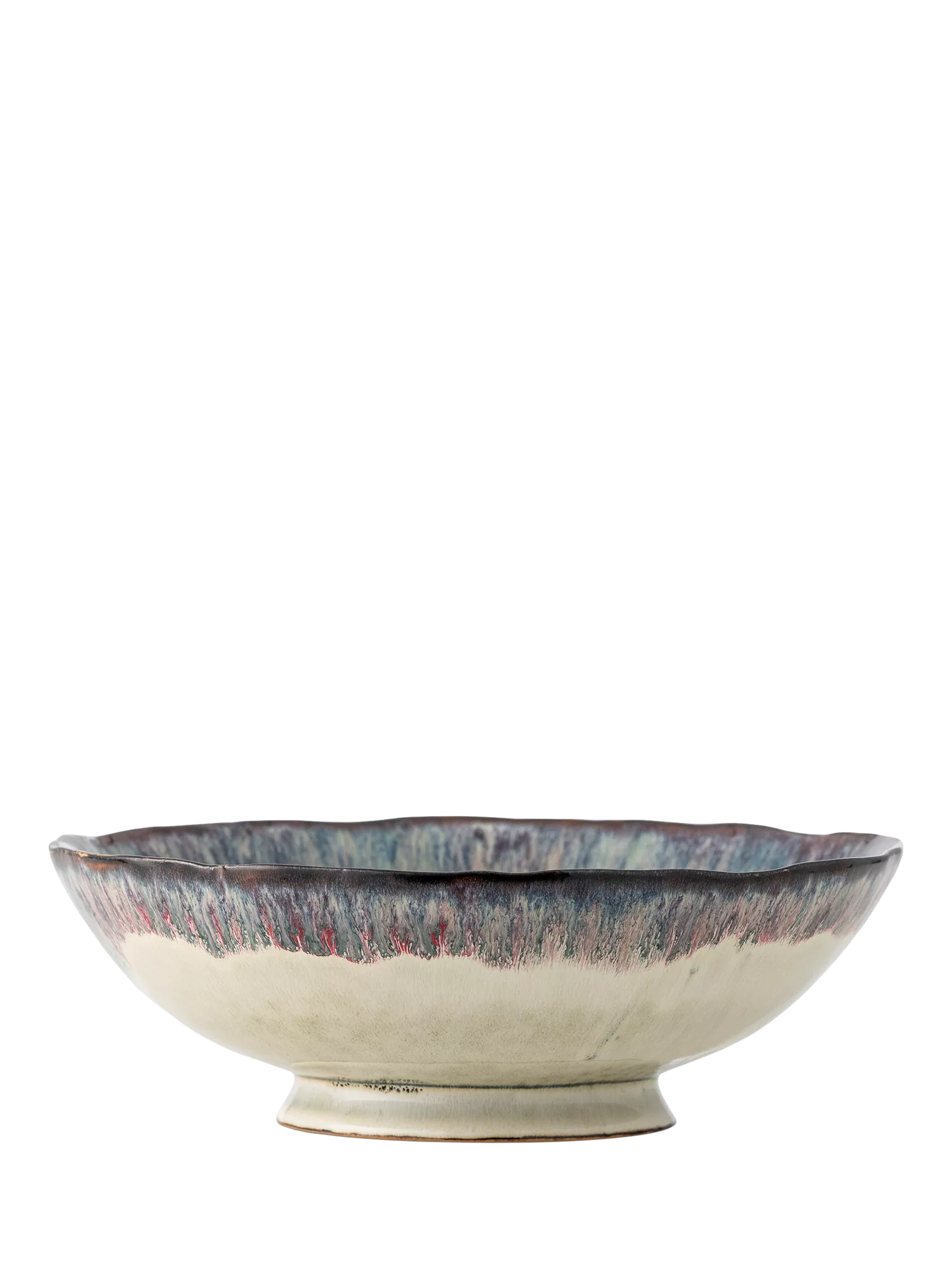Bloomingville stoneware serving bowl 28cm blue (British brand)