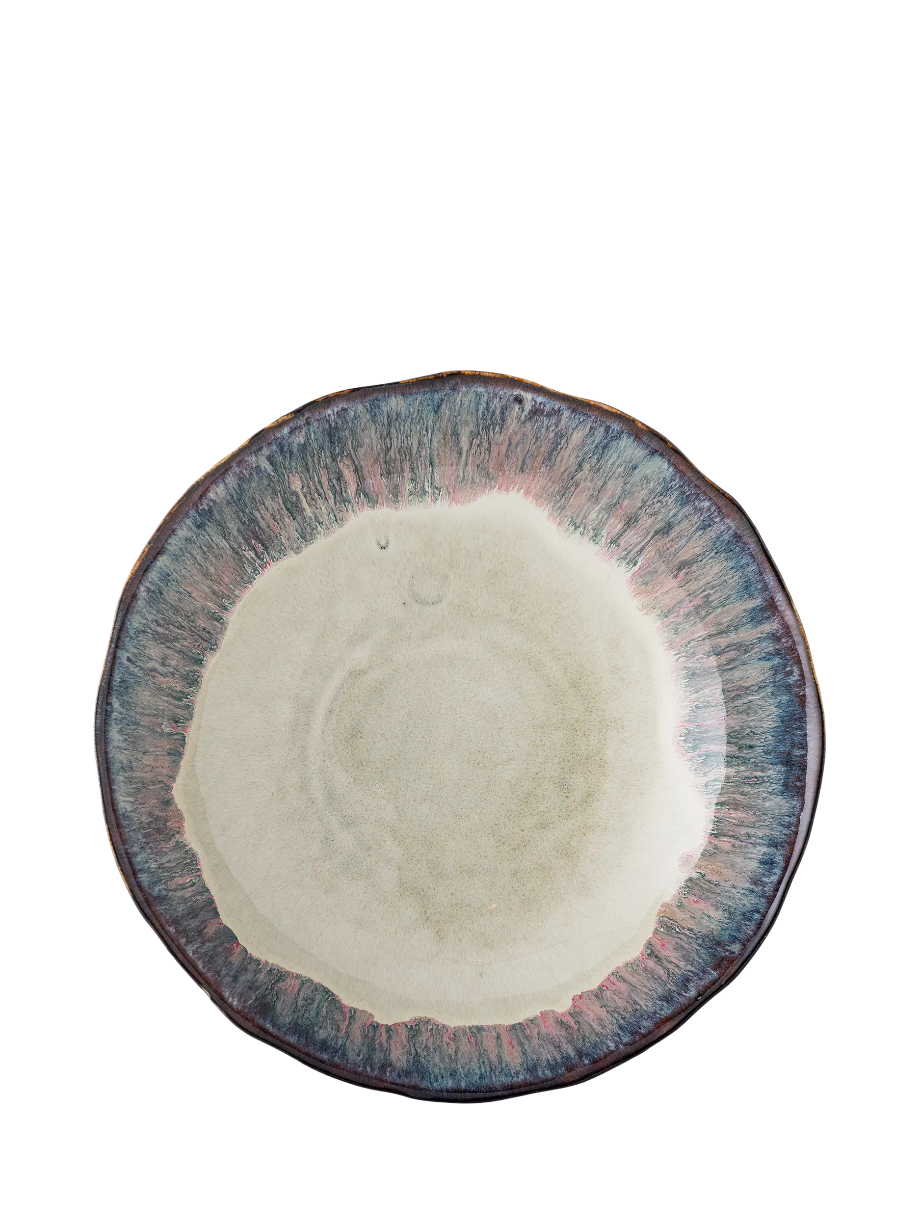 Bloomingville stoneware serving bowl 28cm blue (British brand)