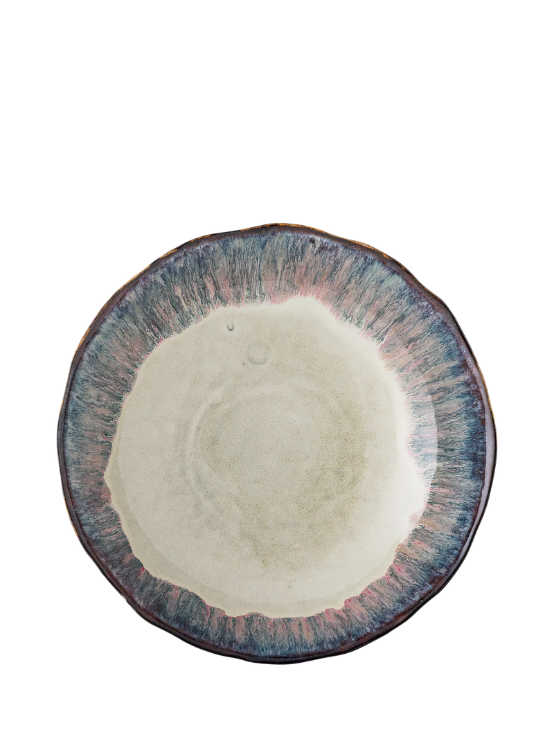 Bloomingville stoneware serving bowl 28cm blue (British brand)