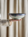 Bloomingville stoneware serving bowl 28cm blue (British brand)