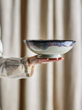 Bloomingville stoneware serving bowl 28cm blue (British brand)