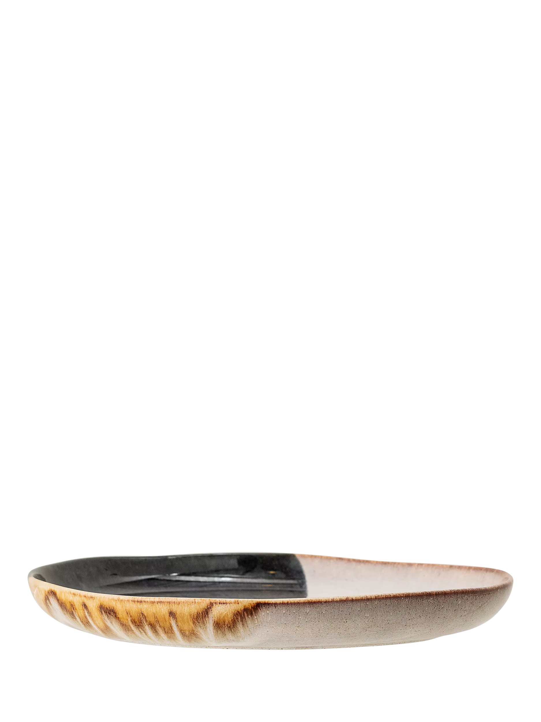 Bloomingville Jules stoneware serving platter 35cm blue - British product