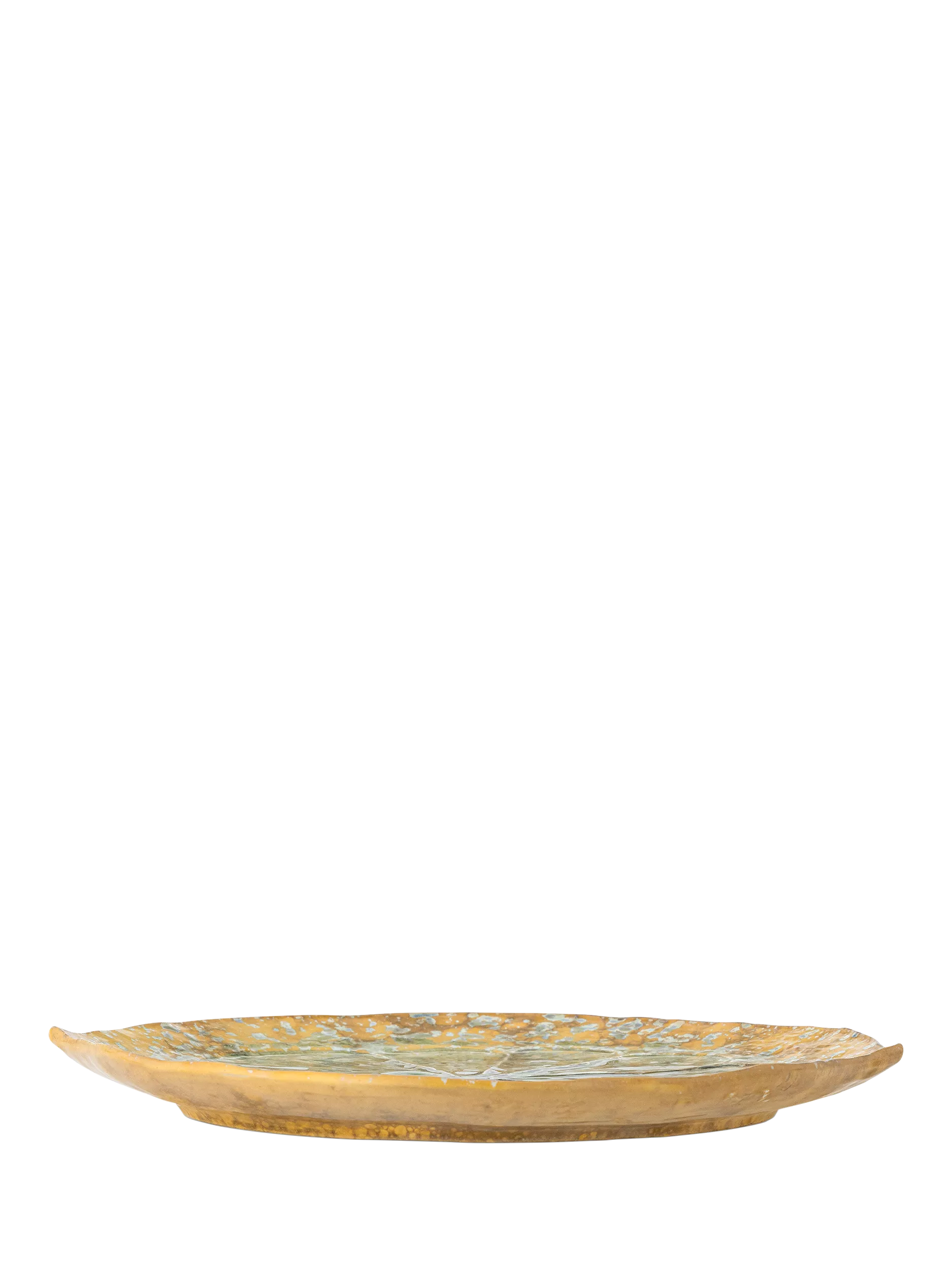 Bloomingville Milani reactive glaze green serving dish 30cm - British product