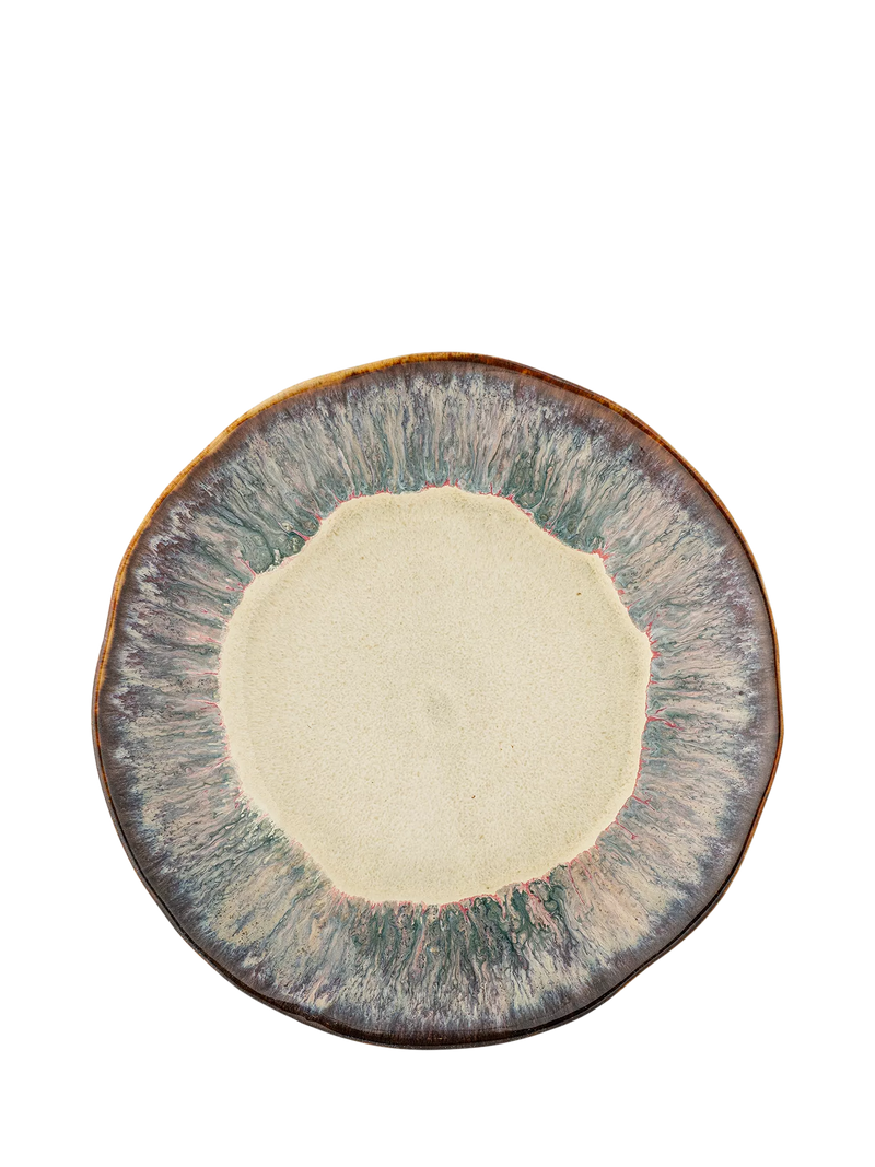 Bloomingville Imogen reactive glaze stoneware plate 16.5cm, imported from the UK
