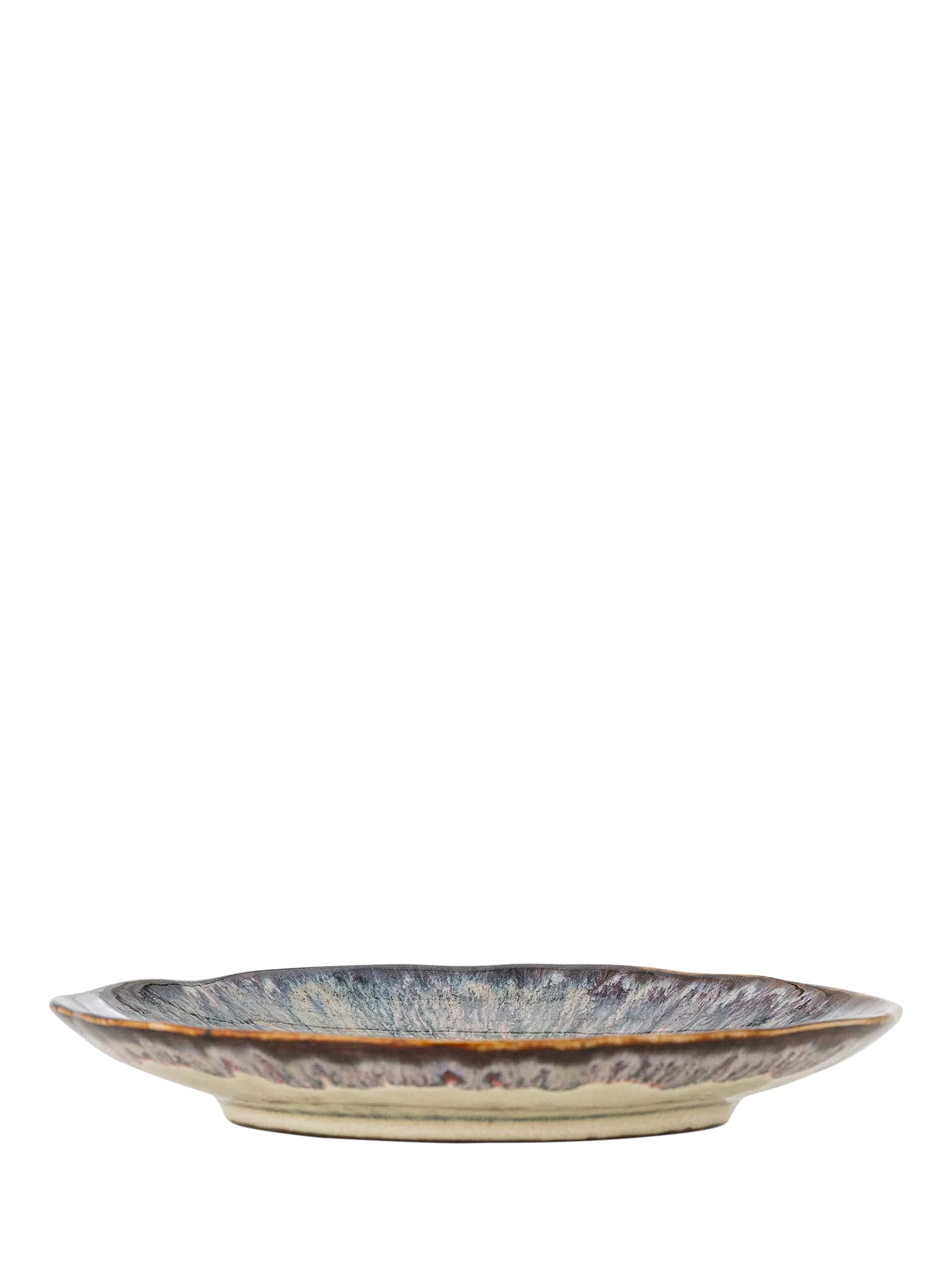 Bloomingville Imogen reactive glaze stoneware plate 16.5cm, imported from the UK