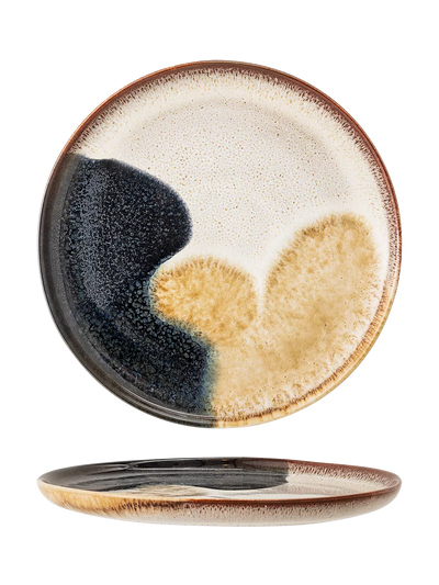 John Lewis Bloomingville Jules Stoneware Side Plate 22cm Blue- Buy online at McGrocer