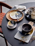 Bloomingville stoneware side plate blue 22cm - British product