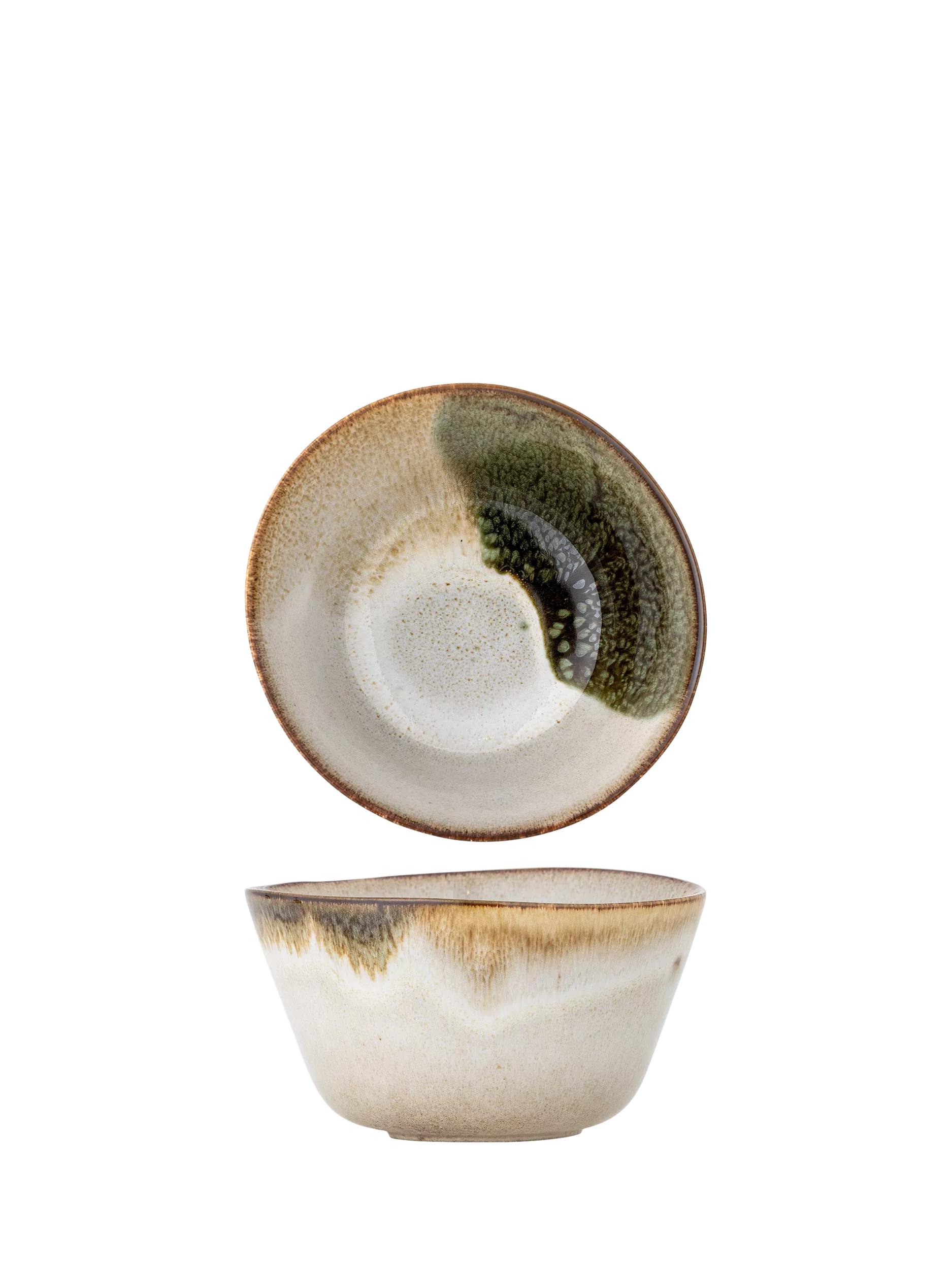 Bloomingville stoneware cereal bowl green 15.5cm, UK version