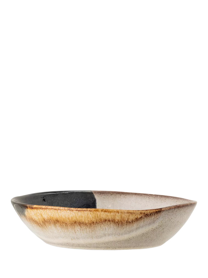 Bloomingville Jules stoneware pasta bowl 22cm blue, imported from the UK