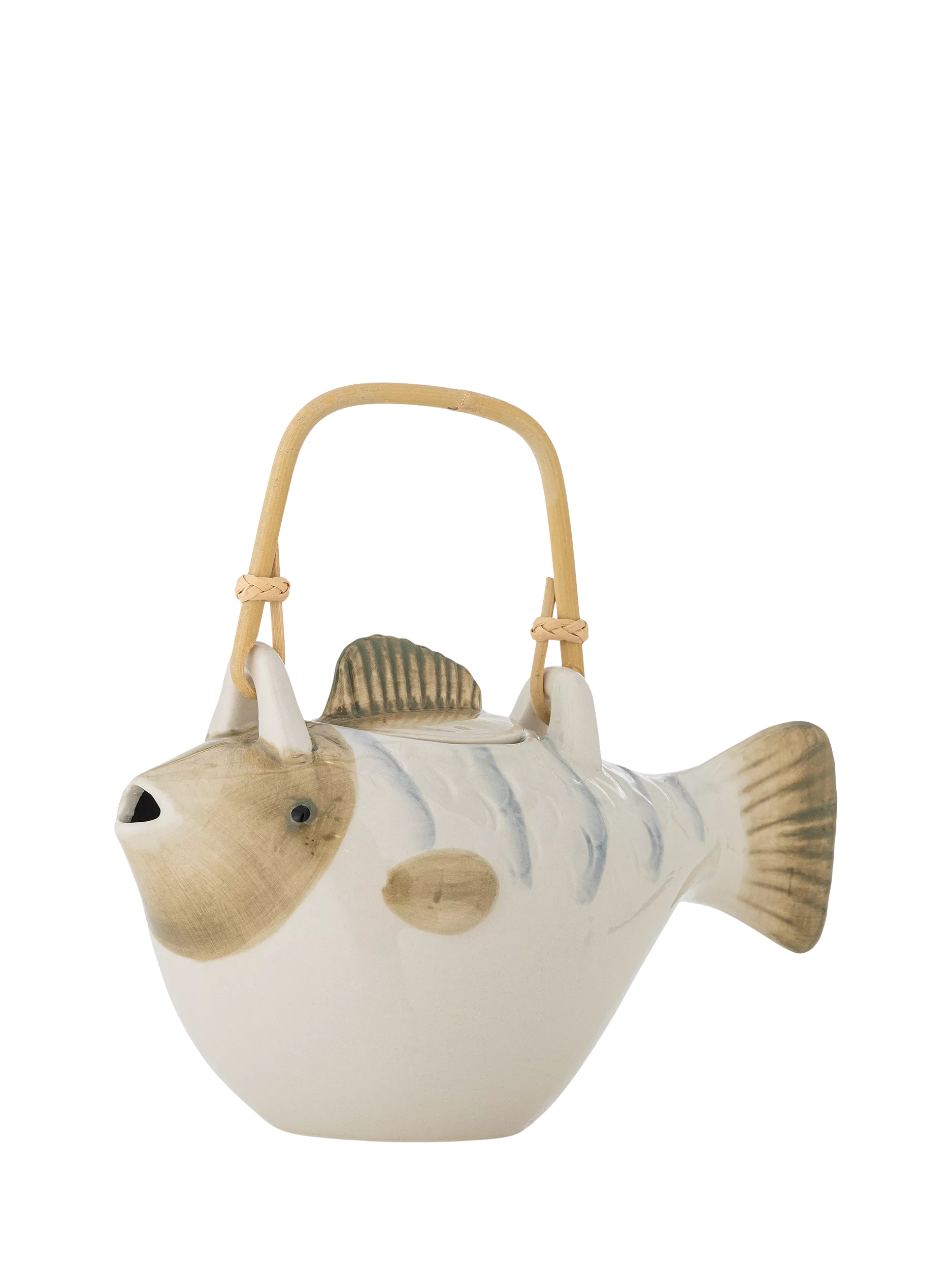 Bloomingville Wrenna stoneware teapot 800ml grey, UK version