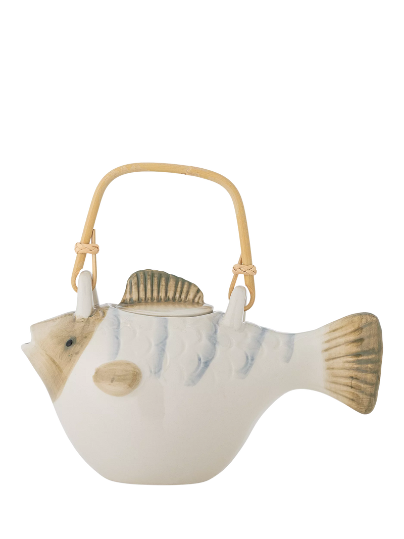 Bloomingville Wrenna stoneware teapot 800ml grey, UK version