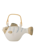 Bloomingville Wrenna stoneware teapot 800ml grey, UK version