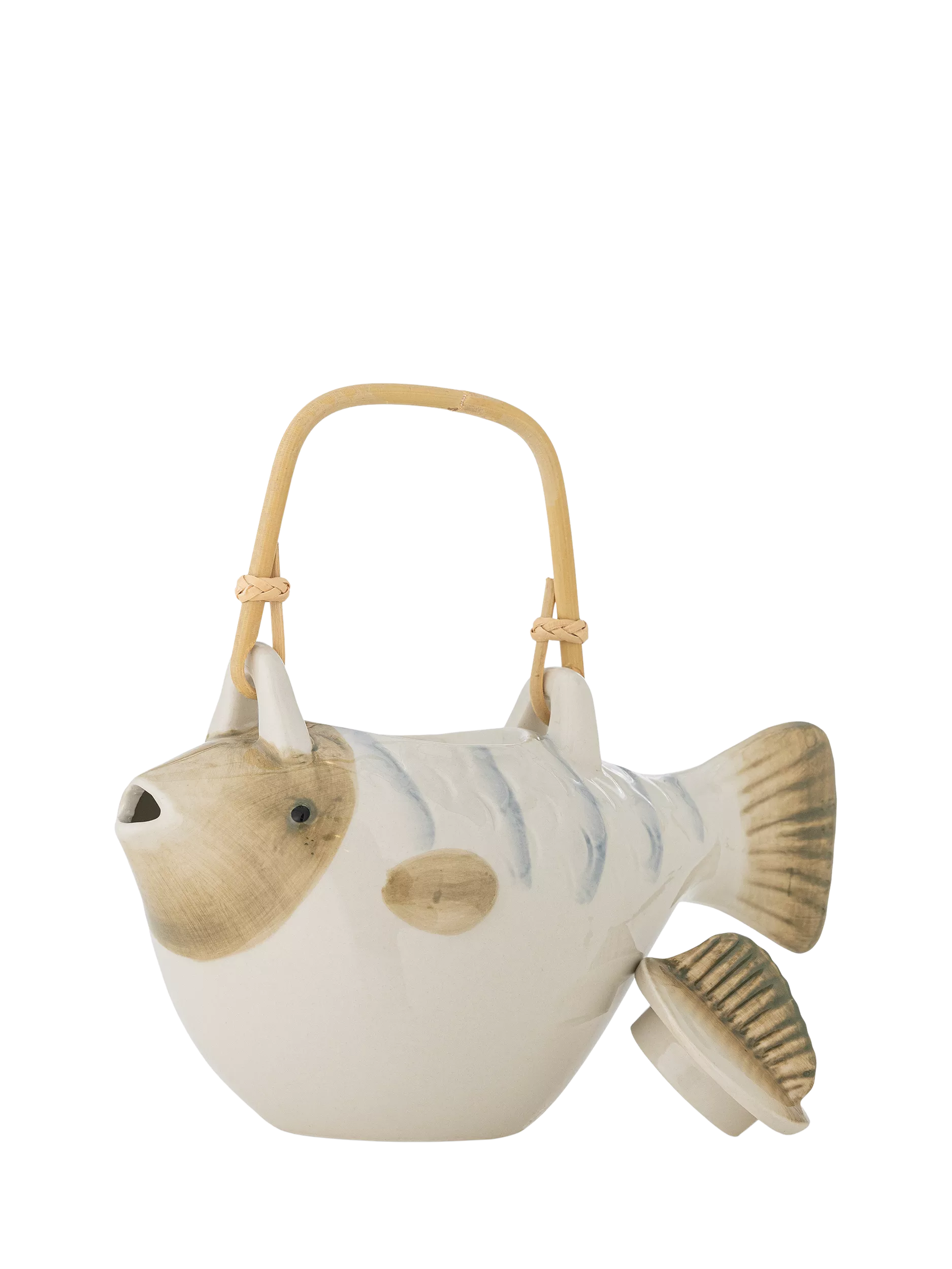 Bloomingville Wrenna stoneware teapot 800ml grey, UK version