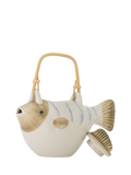 Bloomingville Wrenna stoneware teapot 800ml grey, UK version