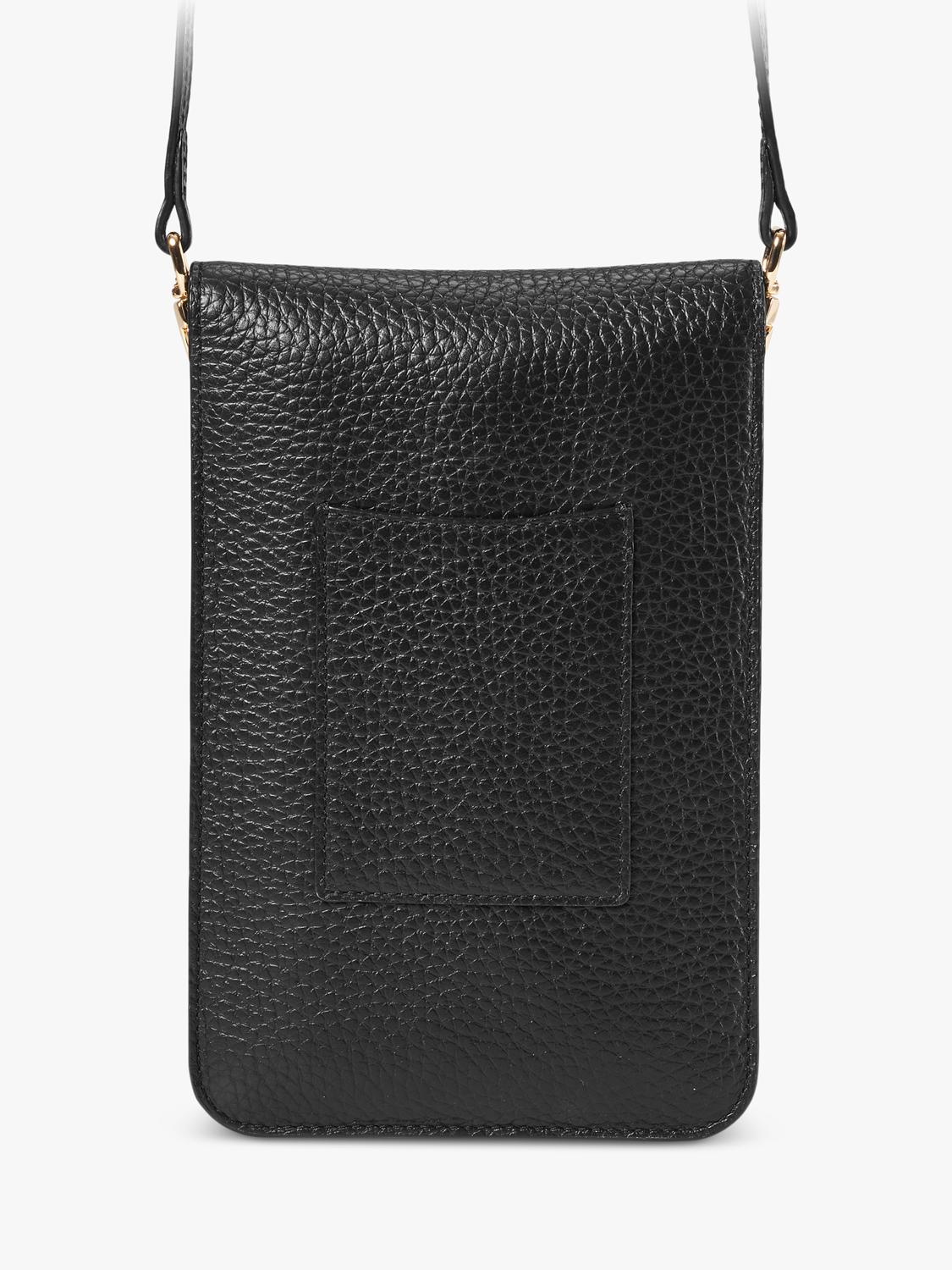 Aspinal of London Duo Phone Leather Crossbody Pouch - British product