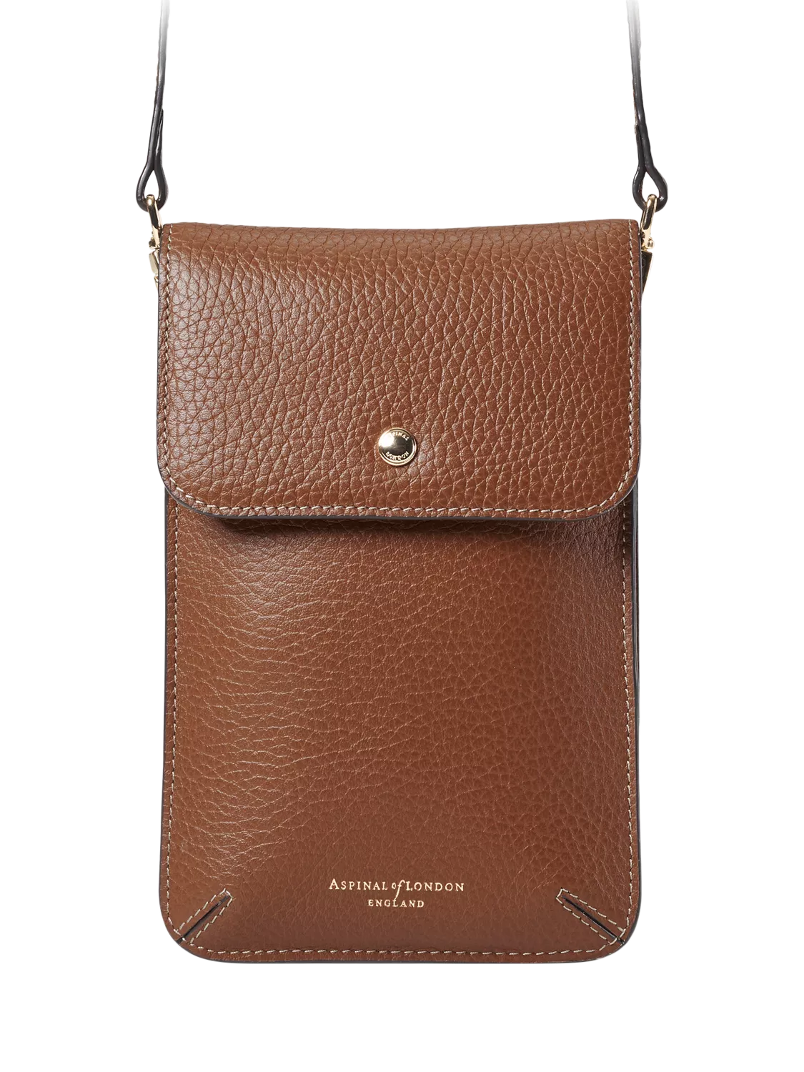Aspinal of London Duo Phone Leather Crossbody Pouch