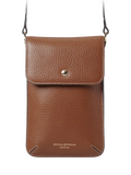 Aspinal of London Duo Phone Leather Crossbody Pouch