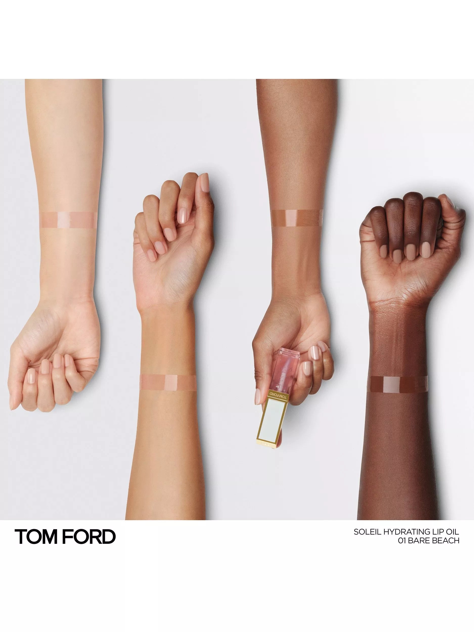 TOM FORD Soleil Hydrating Lip Oil Bare Beach 6ml, UK version