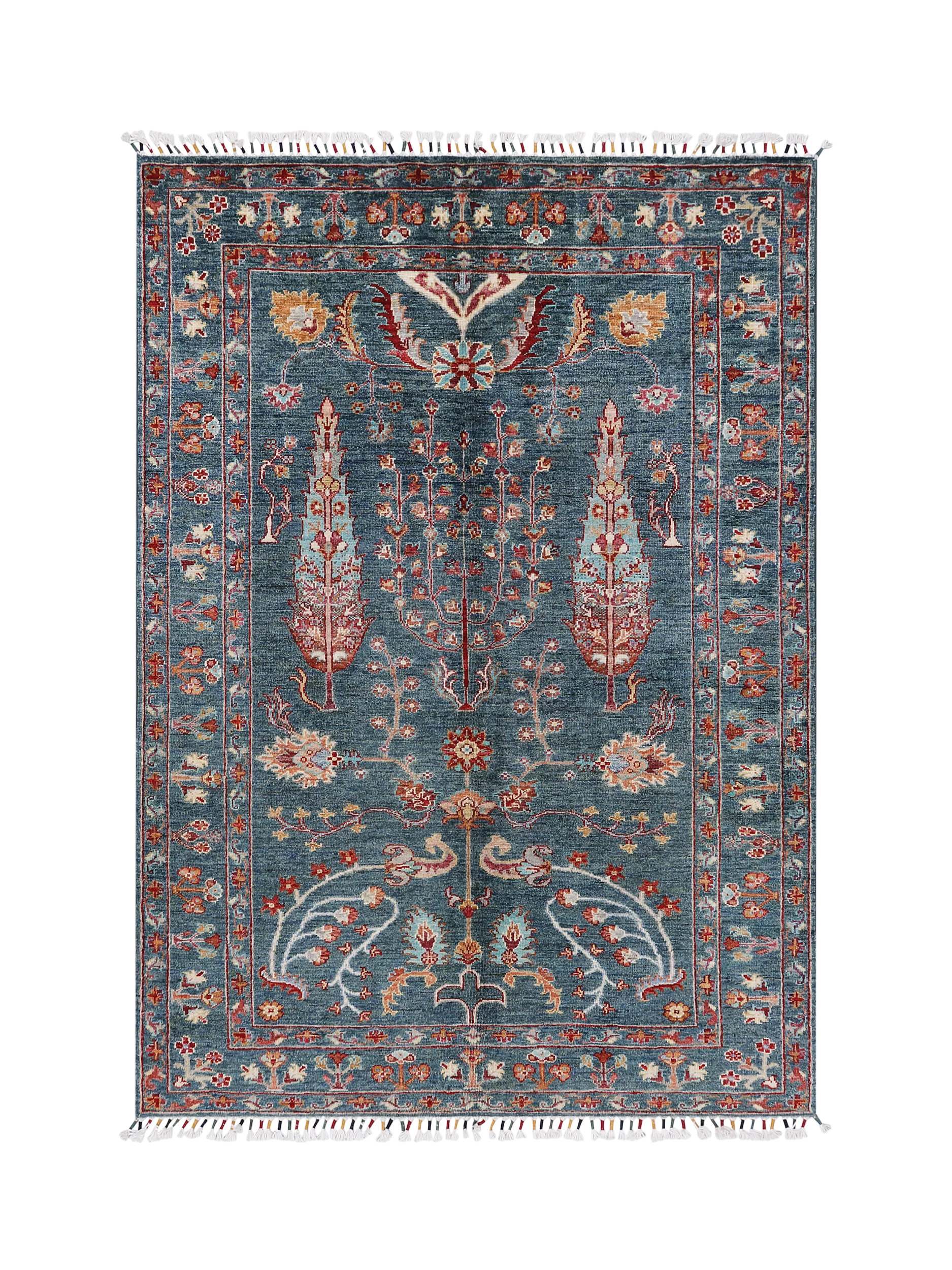 Gooch Luxury Pictorial Grove Hand Knotted Pure Wool Rug 120 x 180 cm