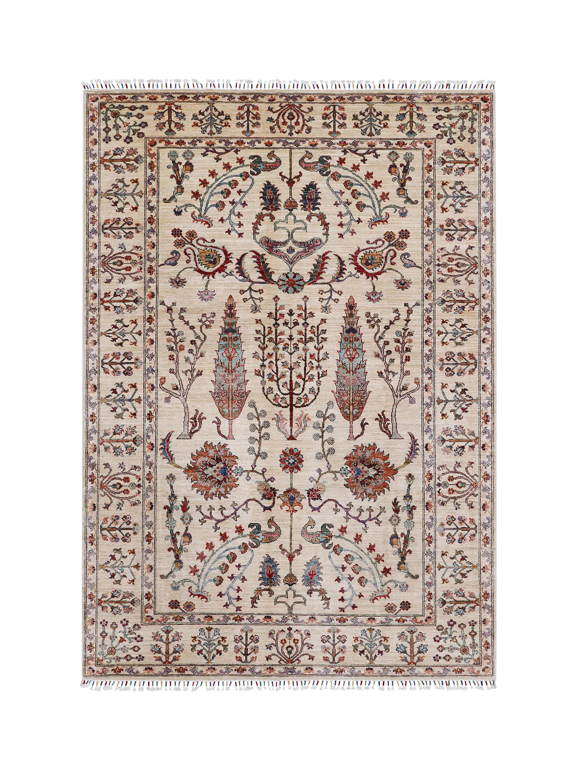 Gooch Luxury Pictorial Grove Hand Knotted Pure Wool Rug 120 x 180 cm