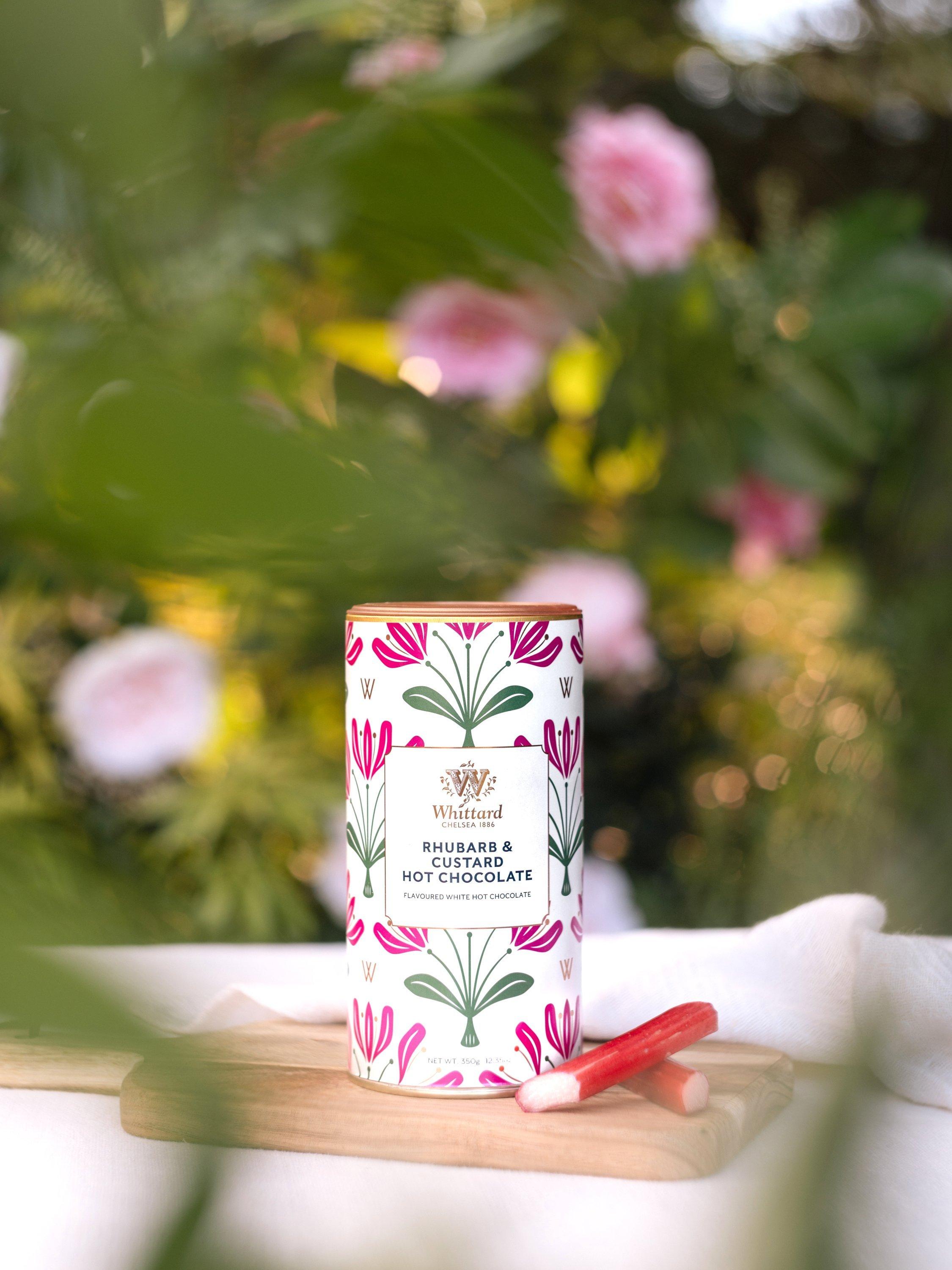 Whittard Rhubarb & Custard white hot chocolate 350g, UK version
