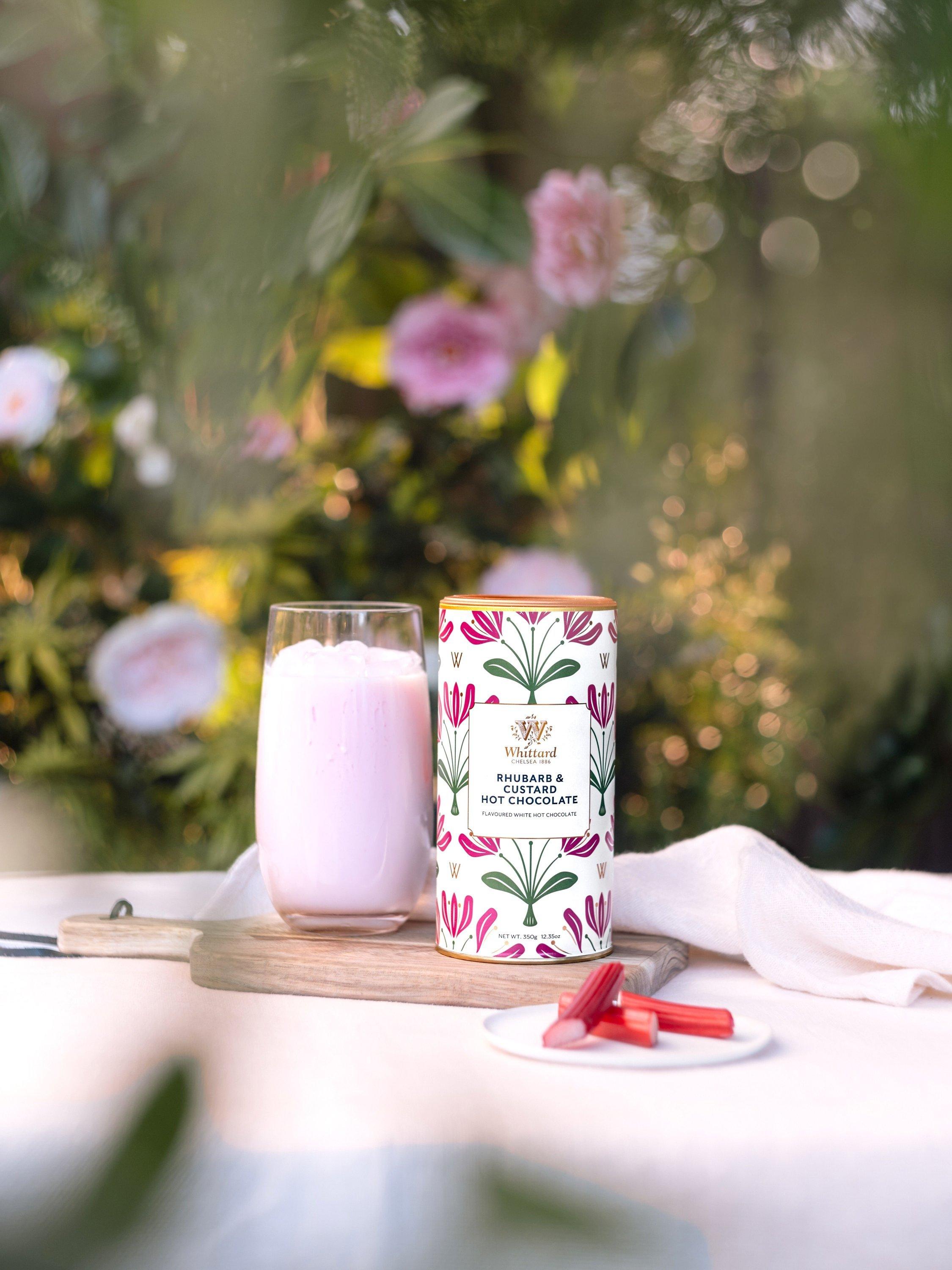 Whittard Rhubarb & Custard white hot chocolate 350g, UK version