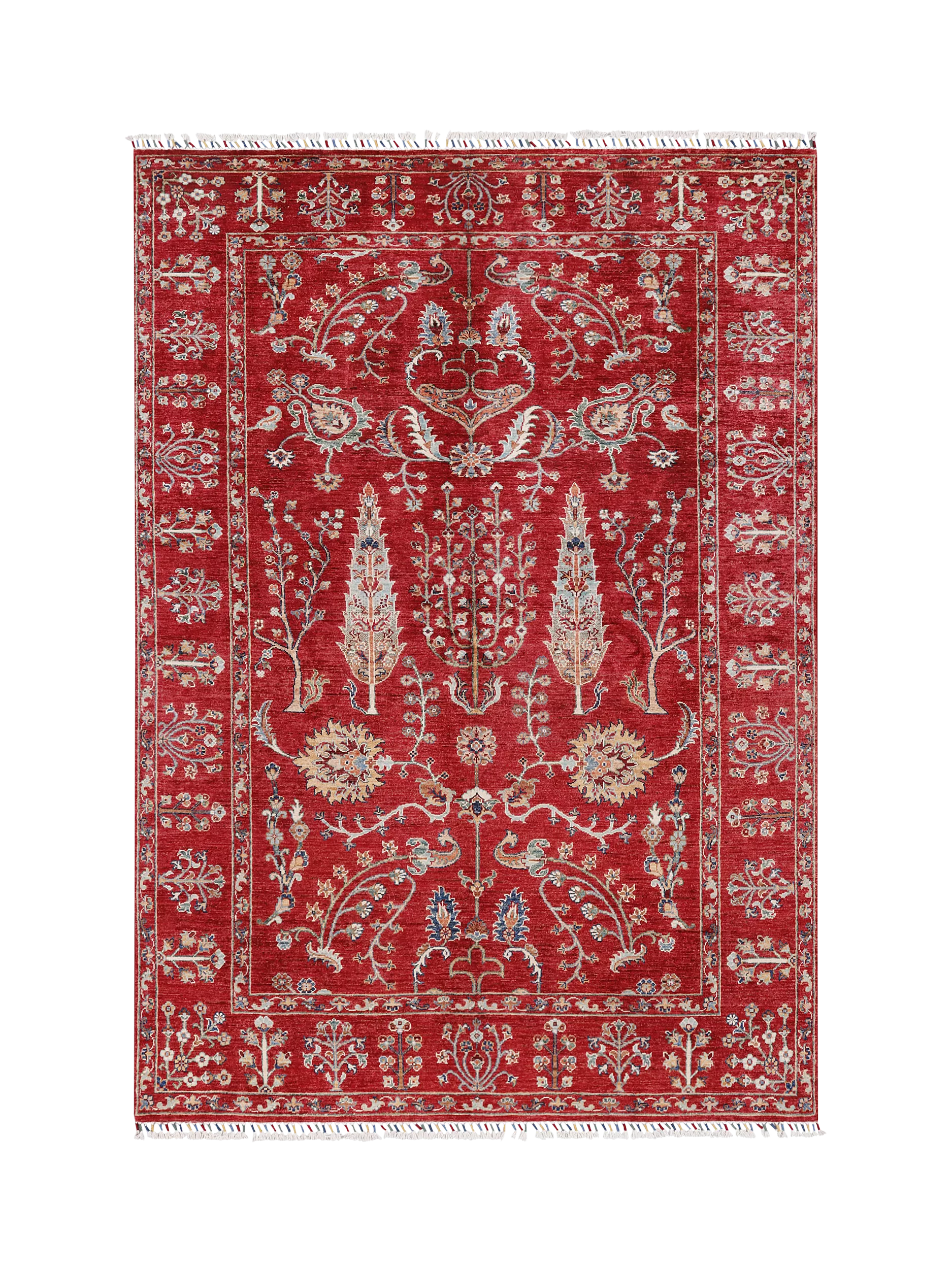Gooch Luxury Pictorial Grove Hand Knotted Pure Wool Rug 120 x 180 cm
