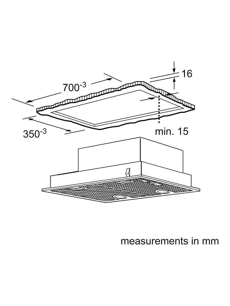 Neff N30 canopy cooker hood 75cm, UK version