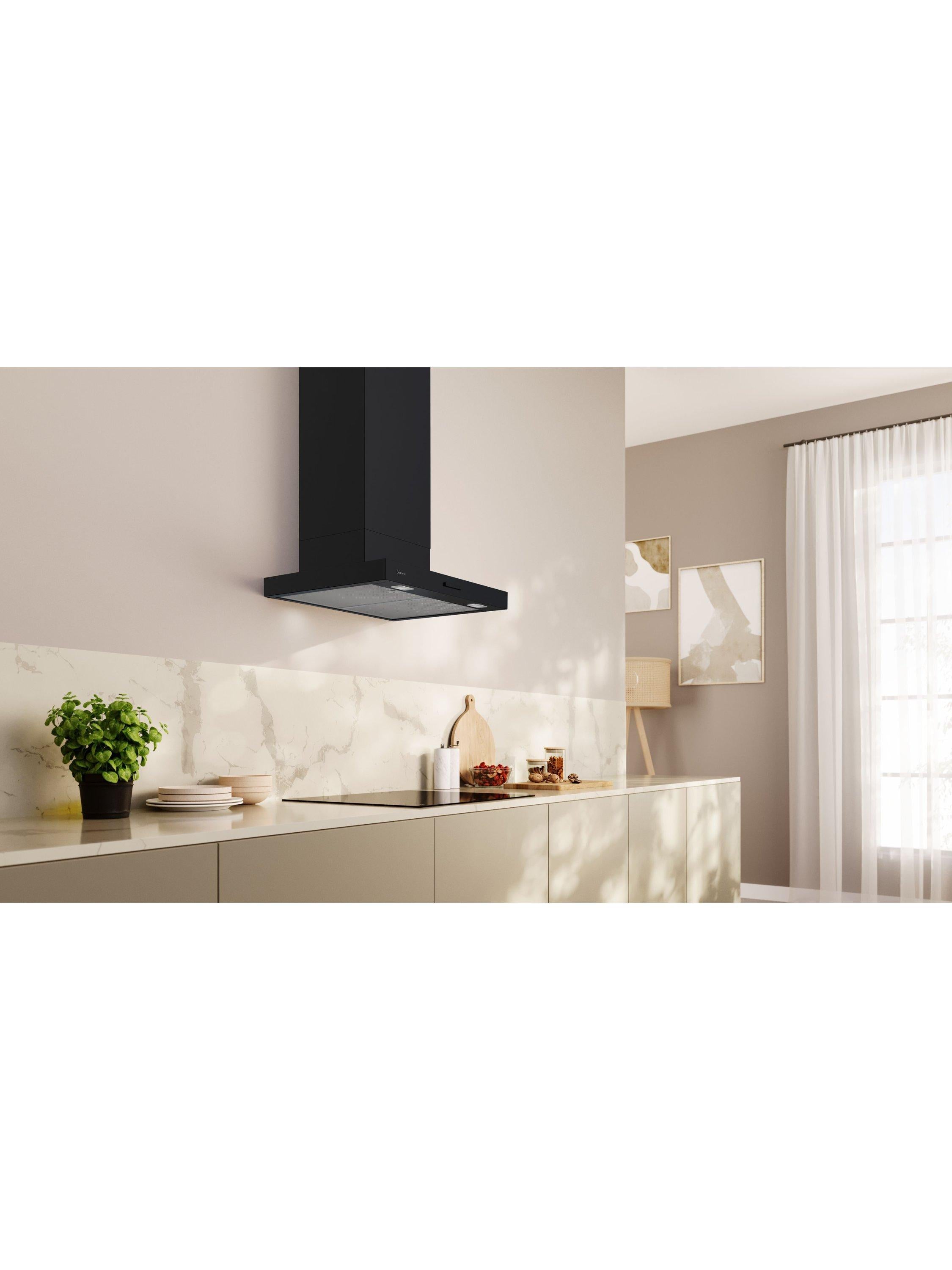 Neff box chimney cooker hood 60cm matt black, imported from the UK